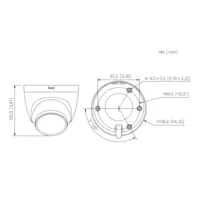 Dome IP H.265 4M DN WDR 3DNR Starlight IR30m 2.8mm IP67 PoE SD MIC AI