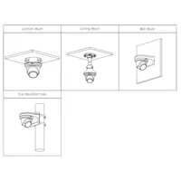 Dome IP H.265 2M FULL COLOR WDR LED30m 2.8mm IP67 PoE SD MIC AI
