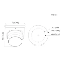 MiniDomo IP WizColor TiOC PRO H265 6M WDR Dual LED Lighting 50m/IR50m 2.7-12V FFM IP67 PoE MIC/Speaker AUDIO E/S AI