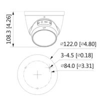 Dome IP H.265 8M 4K WDR Starlight IR40m 2.7-13.5VFM IP67 PoE SD MIC AI