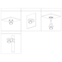 MiniDomo IP TiOC 3.0 H265 8M WDR Dual LED Lighting 30m/IR 30m 2.8mm IP67 PoE MIC AUDIO E/S AI