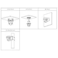 Mini Dome IP H265 5M DN WDR Starlight IR50m 2.8mm IP67 PoE MIC AUDIO E/S AI