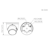 Dome IP H.265 8M FULL COLOR 2.0 WDR140dB Starlight 2LED50m 2.8mm IP67 ePoE AUDIO MIC E/S AI