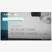 Tubular IP H265 4M Dual LED Floodlight - 20m/IR30m 3.6mm IP67 PIR MIC/Speaker I/O 4G AI + Solar Panel