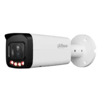 Ver informacion sobre Dahua Camara Tubular IP 4M H265 FULL COLOR WDR Iluminación Dual LED60m/IR60m 2.7-13.5mm IP67 PoE AUDIO MIC E/S AI. Color negro