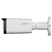 Dahua Camara Tubular IP 4M H265 FULL COLOR WDR Iluminación Dual LED60m/IR60m 2.7-13.5mm IP67 PoE AUDIO MIC E/S AI. Color negro
