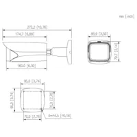Bullet IP H.265 8M 4K WDR Deeplight IR120m 8-32VFM IK10 IP67 ePoE SD AUDIO E/S AI
