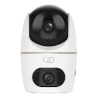 Cubo PT IP DUAL-LENS H265 3M+3M DN LED30m/IR30m 3.6mm SD 5V MIC/Altavoz WiFi