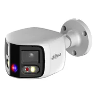 Bullet IP H.265 2x4M TiOC 2.0 DUAL-LENS SPLICING WDR140dB LED20m/IR25m 2.8mm IP67 PoE SD AUDIO MIC E/S AI