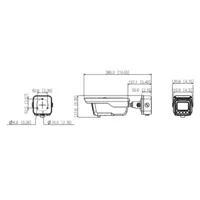Bullet IP ANPR Acceso H.265 4MP IR10m 2.7-12VFM IP67 IK10 E/S PoE AUDIO
