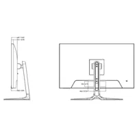 Monitor 27" Dahua para Seguridad 24/7 LED 2xDP(1.4)/2xHDMI(2.1) AUDIO 16:9 4K