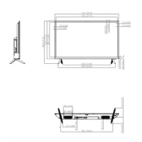Monitor 32" Dahua para Seguridad 24/7 VGA/HDMI/USB Multimedia 16:9 1080P