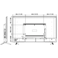 Monitor 43" Dahua para Seguridad 24/7 VGA/HDMI/USB 16:9 1080P