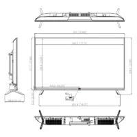 Monitor 43" Dahua para Seguridad 24/7 2xHDMI/1xUSB/VGA/AUDIO/RS-232 16:9 4K