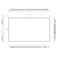 Monitor 55" Dahua para Seguridad 24/7 Metálico VGA/HDMI/DP/Audio/USB Multimedia/RS232 16:9 4K