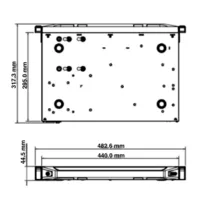 Decoder IP para 9 Monitores 9x HDMI 57ch@1080P 14ch@4K H.265 4HDMI E/S