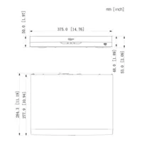 NVR 8ch 80Mbps H265 HDMI 2HDD AI