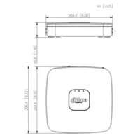 NVR 8ch 80Mbps 4K H265 HDMI 1HDD