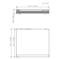 NVR 8ch 160Mbps H265 4K HDMI 8PoE 2HDD E/S