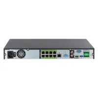 NVR 16ch 448Mbps H265 HDMI 8PoE 2HDD E/S AI
