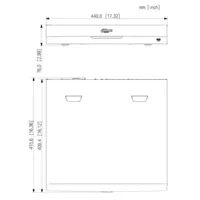 NVR 16ch 448Mbps H265 2xHDMI 16PoE 4HDD E/S AI