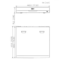 NVR 32ch 448Mbps H265 2xHDMI 4HDD 2RJ45 E/S AI
