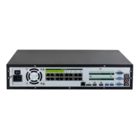 NVR 64ch 384Mbps H265 2xHDMI 16PoE 8HDD E/S RAID 0/1/5/6/10 AI