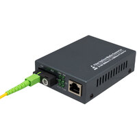 Optical media converter, SC Simplex to RJ45, T1550nm R1310nm