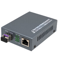 Optical media converter, SFP module to RJ45