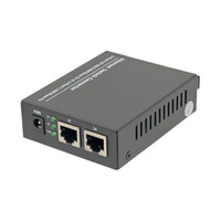 Convertidor Óptico 2 x Base-FX Bidi (TX:1310/RX:1550nm) + 2 x RJ45 (10/100/1000Mbps) [20Km]