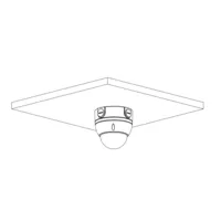 Caja conexiones Impermeable para HDBWxxx IPC-EB55. Color negro