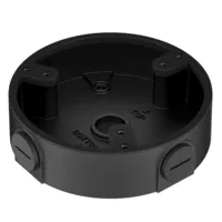 Ver informacion sobre Caja conexiones para Domos, MiniDomos, FishEye con anclaje en 3 puntos Color Negro