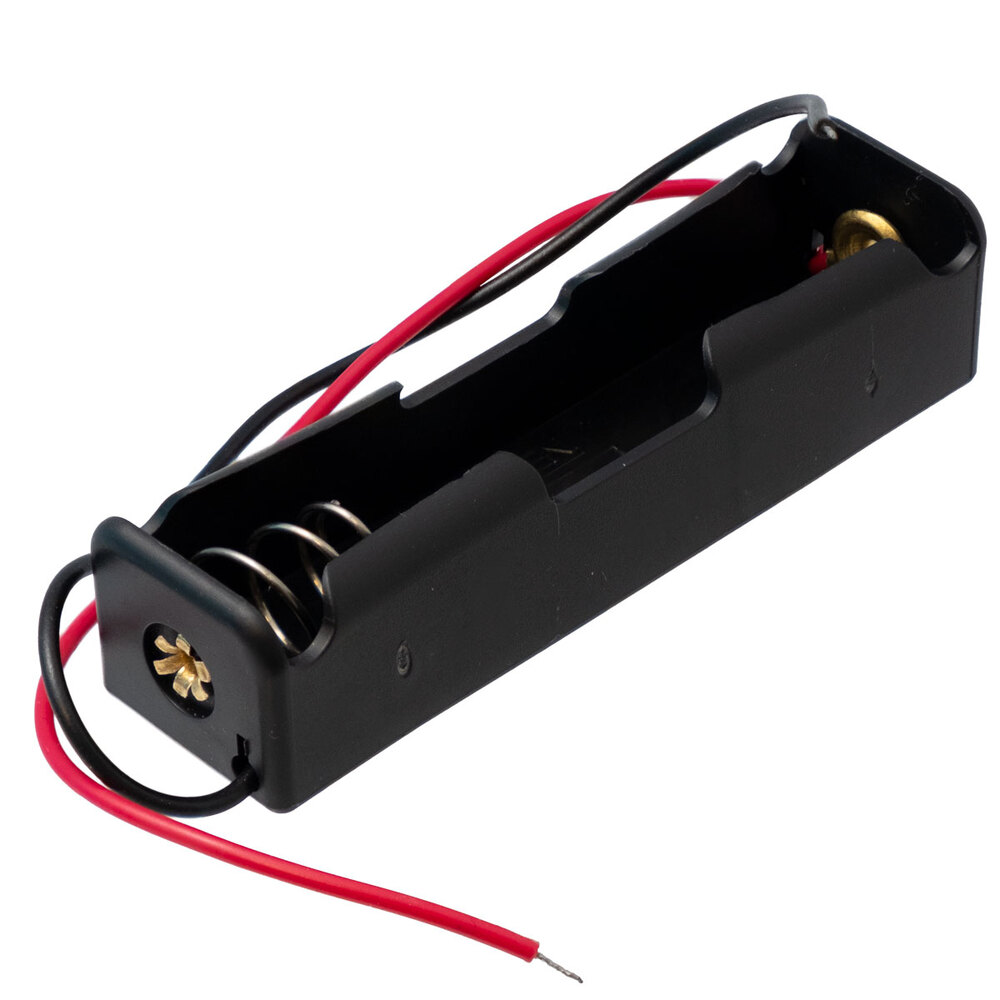 Ver informacion sobre 1 unit battery holder for 18650 bateries