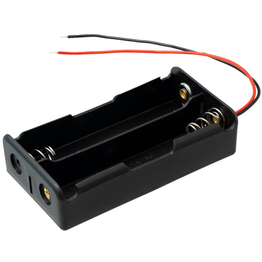 2 units battery holder for 18650 bateries