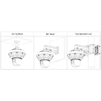 Panorámica 360º 32M Multisensor (8x4M) + Domo PTZ IP 8M H265 IR500m IP66 DC36V AUDIO E/S AI