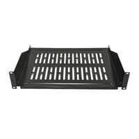 19" 2U Fixed Rack Tray with Frontal Fixation, Length 350mm [22Kgs]