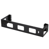 Soporte Rack para Pared de 2U, Negro 