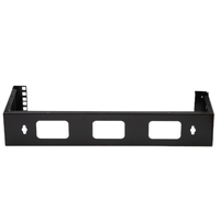 Soporte Rack para Pared de 2U, Negro 