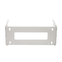 Soporte Rack Vertical para Pared de 4U, Blanco 