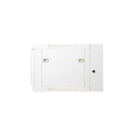 Armario rack de pared 6U 19" Abatible de Doble Sección - Blanco [600x550x370]