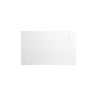 Armario rack de pared 9U 19" Abatible de Doble Sección - Blanco [600x550x500mm]
