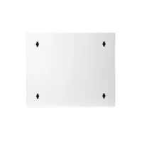 Armario rack de pared 9U 19" Abatible de Doble Sección - Blanco [600x550x500mm]