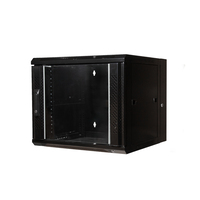 Armario rack de pared 9U 19" Abatible de Doble Sección [600x550x500mm]