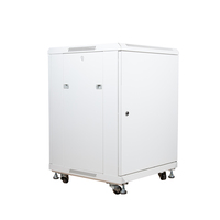 Armario rack de suelo 15U Profundidad: 600mm Altura: 800mm | Ancho: 600mm | Sin Accesorios | Blanco