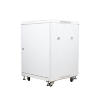 Armario rack de suelo 15U Profundidad: 600mm Altura: 800mm | Ancho: 600mm | Sin Accesorios | Blanco