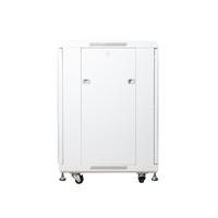 Armario rack de suelo 15U Profundidad: 600mm Altura: 800mm | Ancho: 600mm | Sin Accesorios | Blanco