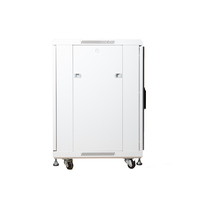 Armario rack de suelo 15U Profundidad: 600mm Altura: 800mm | Ancho: 600mm | Sin Accesorios | Blanco