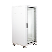 Armario rack de suelo 24U Profundidad: 600 Altura: 1200mm | Ancho: 600mm | Sin Accesorios | Blanco