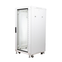Armario rack de suelo 24U Profundidad: 600 Altura: 1200mm | Ancho: 600mm | Sin Accesorios | Blanco