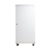 Armario rack de suelo 24U Profundidad: 600 Altura: 1200mm | Ancho: 600mm | Sin Accesorios | Blanco